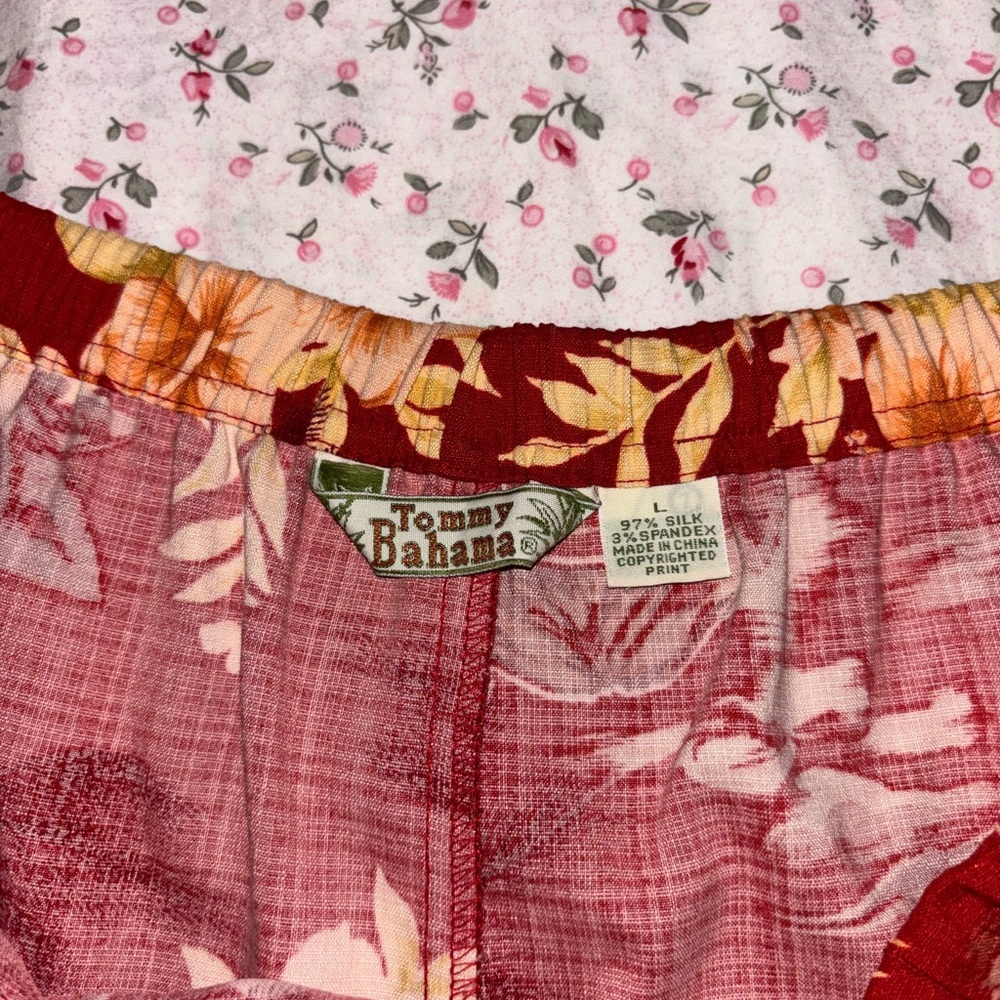 Vintage flowy silk beach pants - Picture 3 of 4